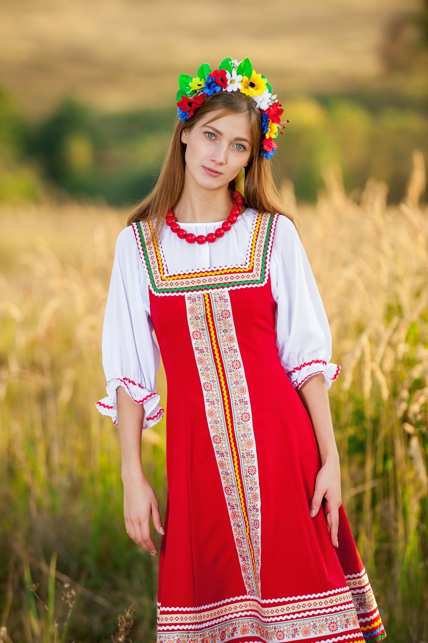 Women in Slavic costumes in Brisbane — step in, relax, and chat live