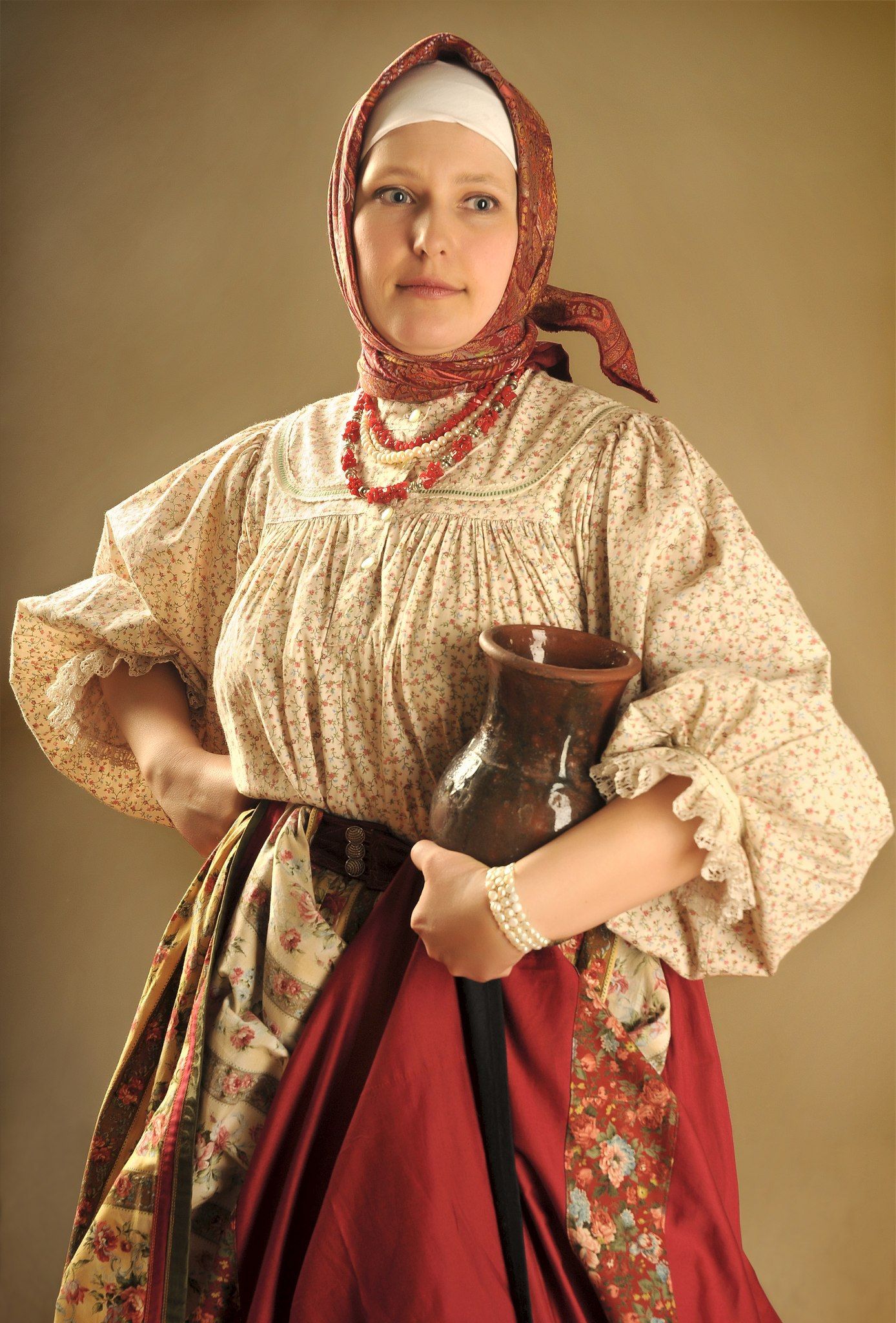 Girls in Slavic costumes in Brisbane