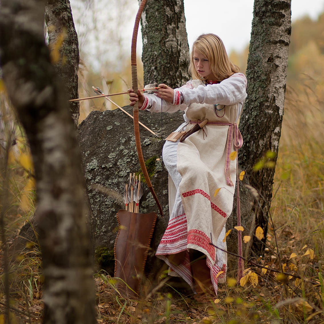 Sexy photo Girls in Slavic costumes in Brisbane